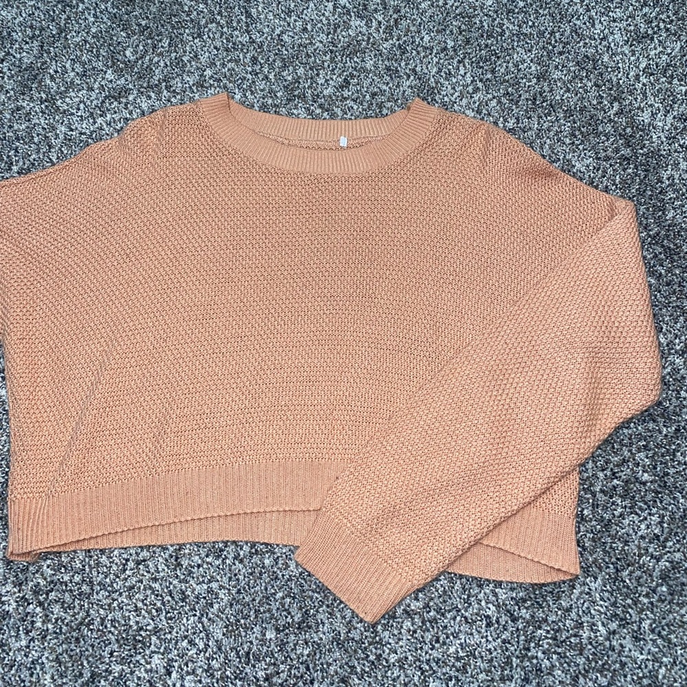 Pink Cropped Sweater